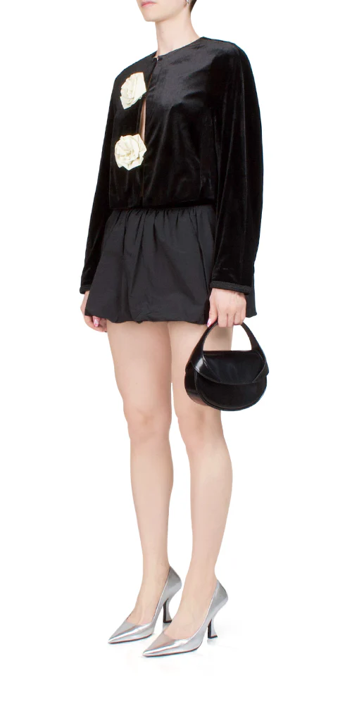 Antonia Bubble Skirt Black - Image 3