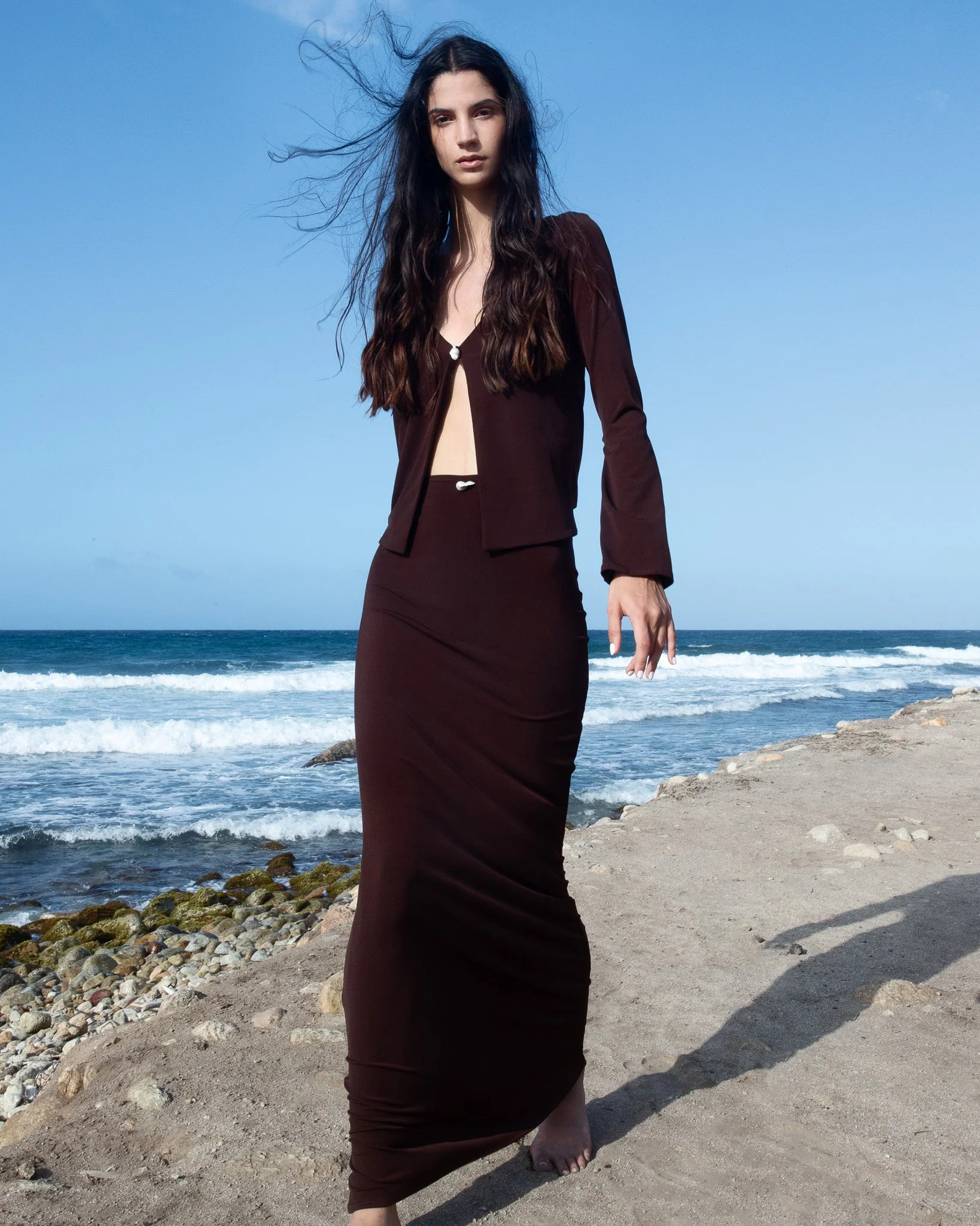 Arena Long Skirt with Pearl - Image 3