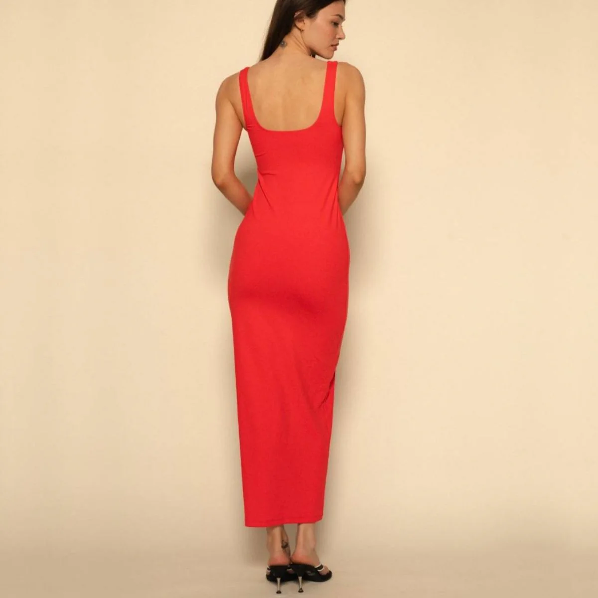 Kaia Long Dress Cherry - Image 7