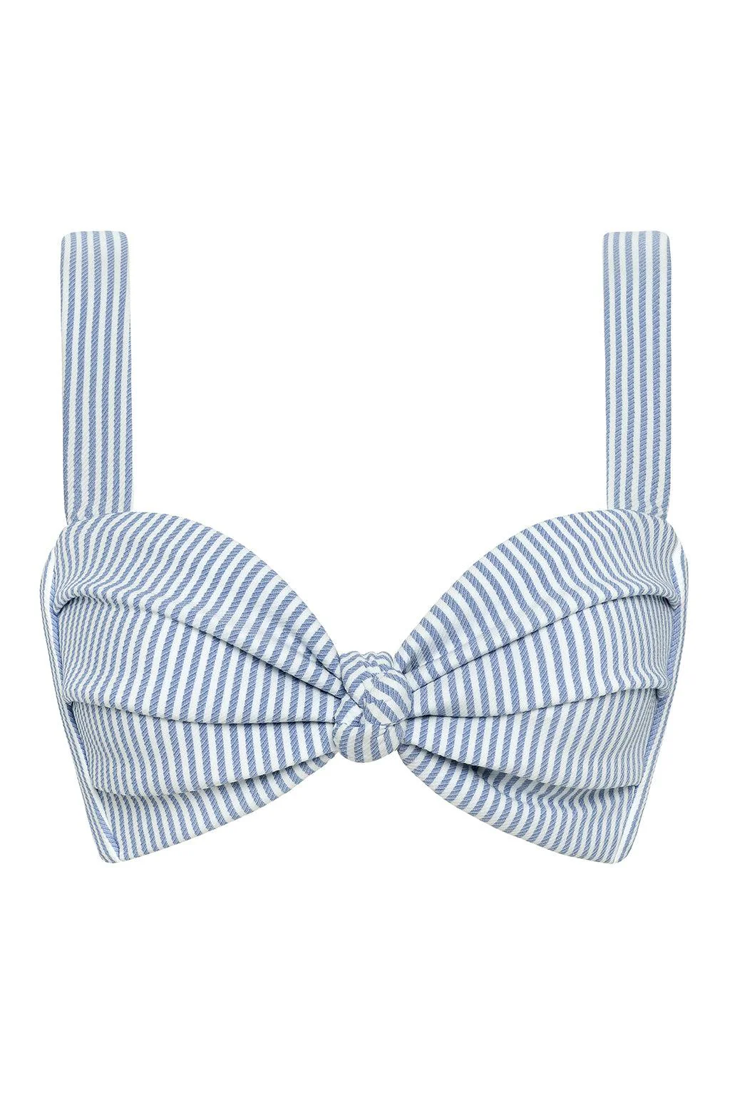Hayden Bikini Top Classic Blue Stripe - Image 5
