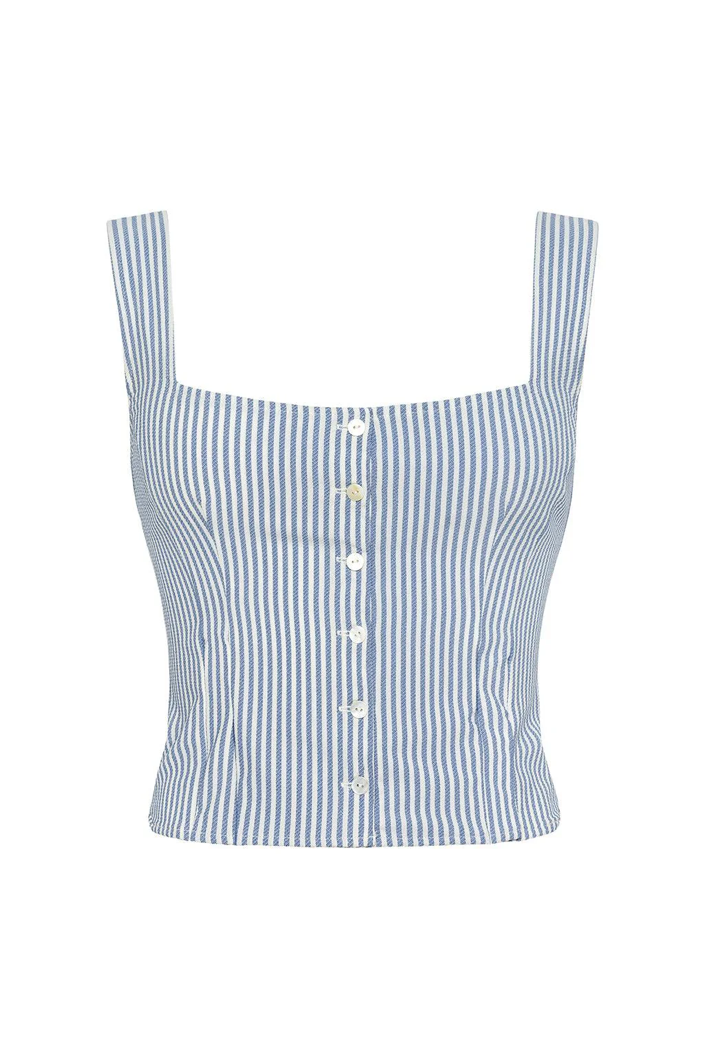 Mandy Top Classic Blue Stripe - Image 3