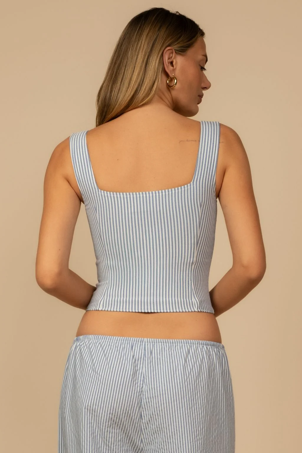 Mandy Top Classic Blue Stripe - Image 4