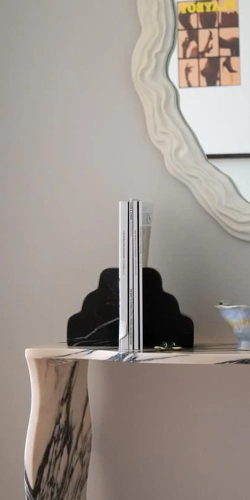 Cloud Bookend Nero Marble - Image 12