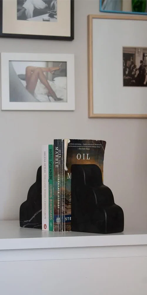 Cloud Bookend Nero Marble - Image 14