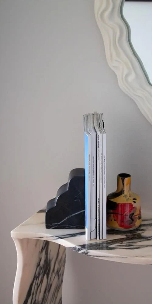 Cloud Bookend Nero Marble - Image 4