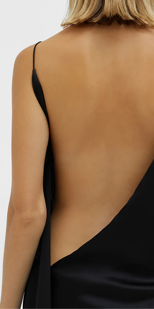 Cusco Draped Silk Maxi Dress - Image 4