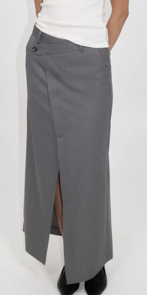 Deconstructed Waist Maxi Skirt - Image 5