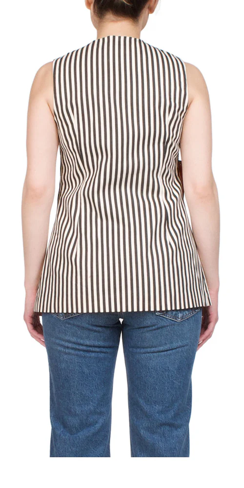 Del Mar Linen Vest - Image 4