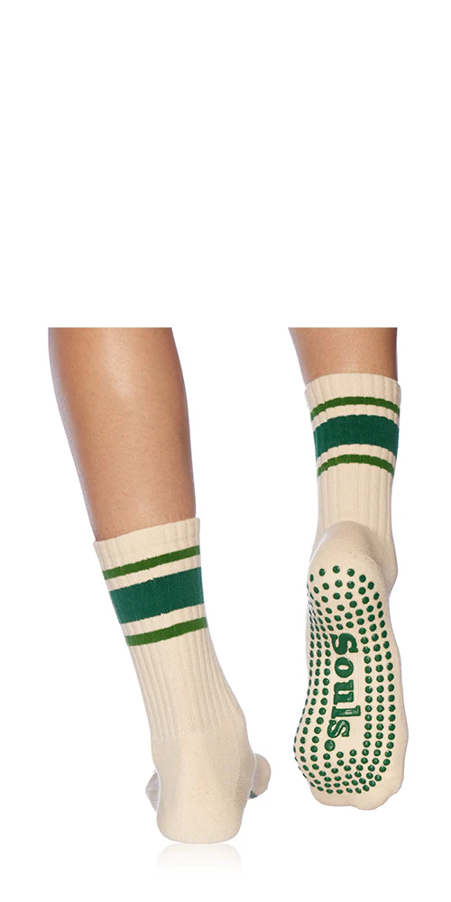 Retro Green Grip Socks - Image 3