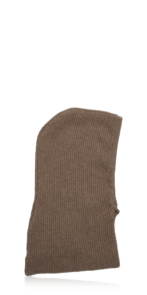 Greta Cashmere Wool Hoodie Tan - Image 2