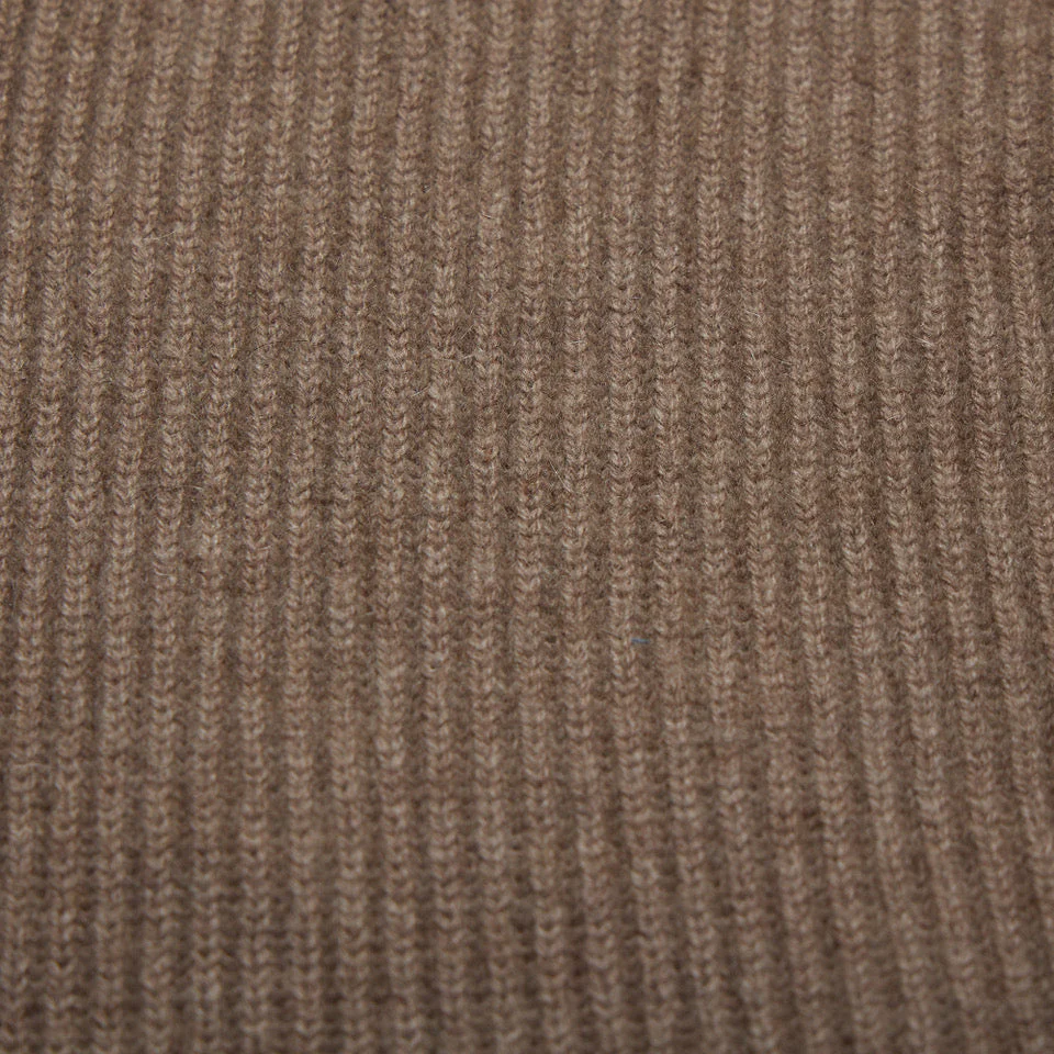 Greta Cashmere Wool Hoodie Tan - Image 3