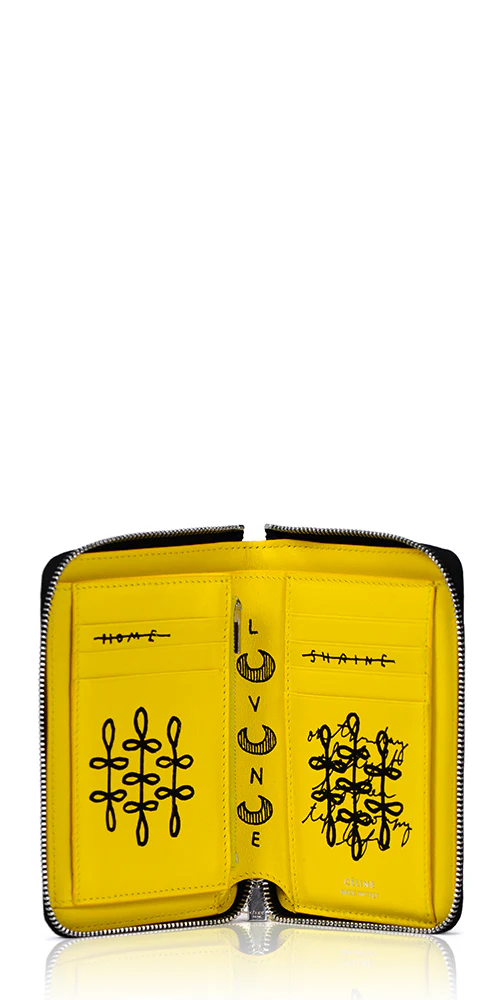 Hand Painted Zip Wallet - Image 3