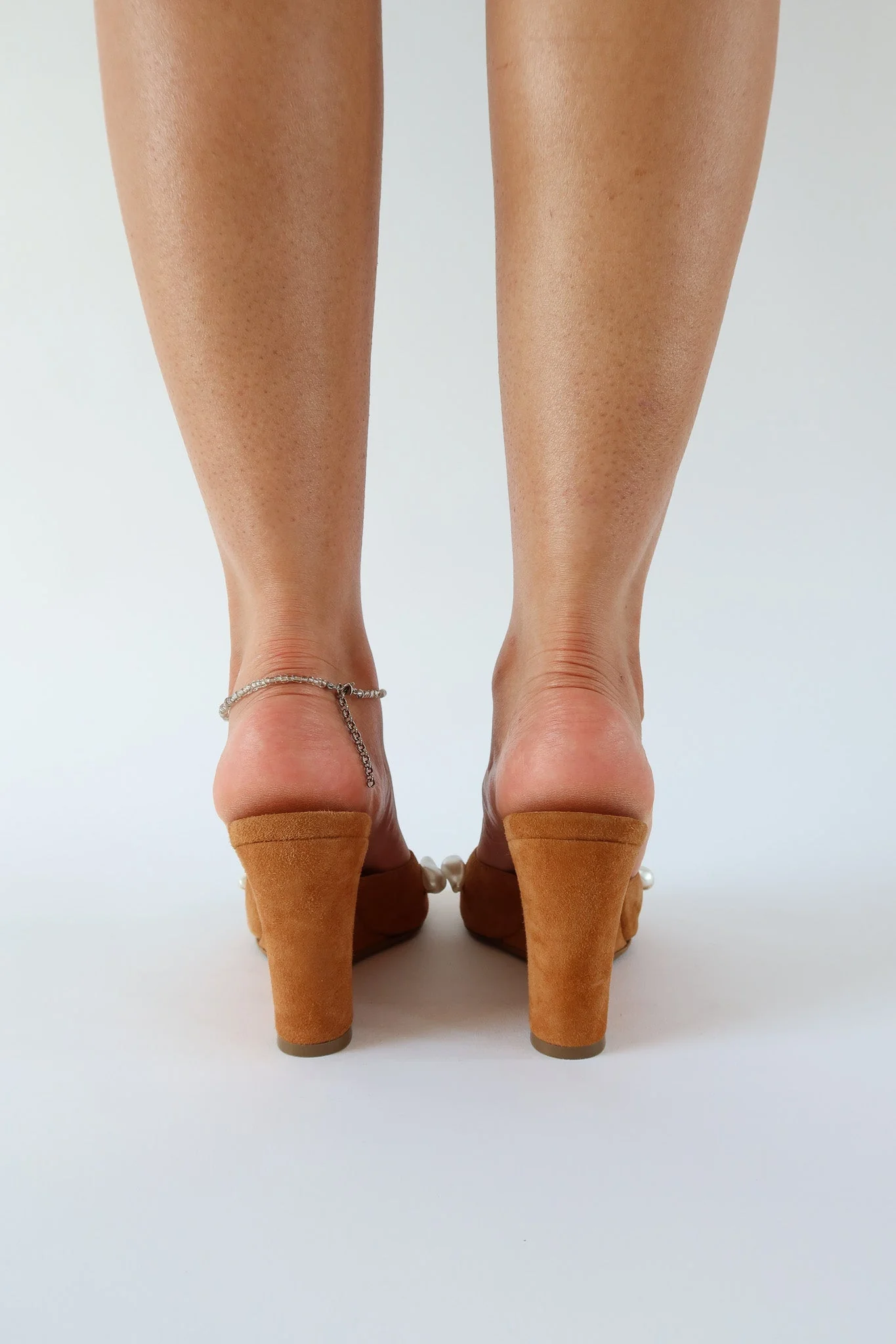 Kourtney Suede Wedge Sand Brown - Image 10