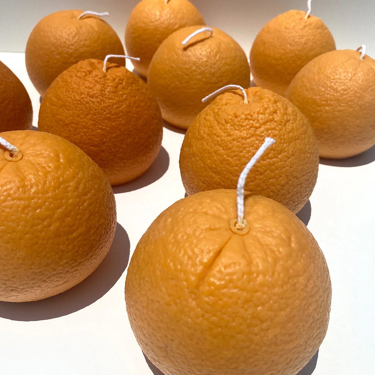 Large Orange Candle - Image 6
