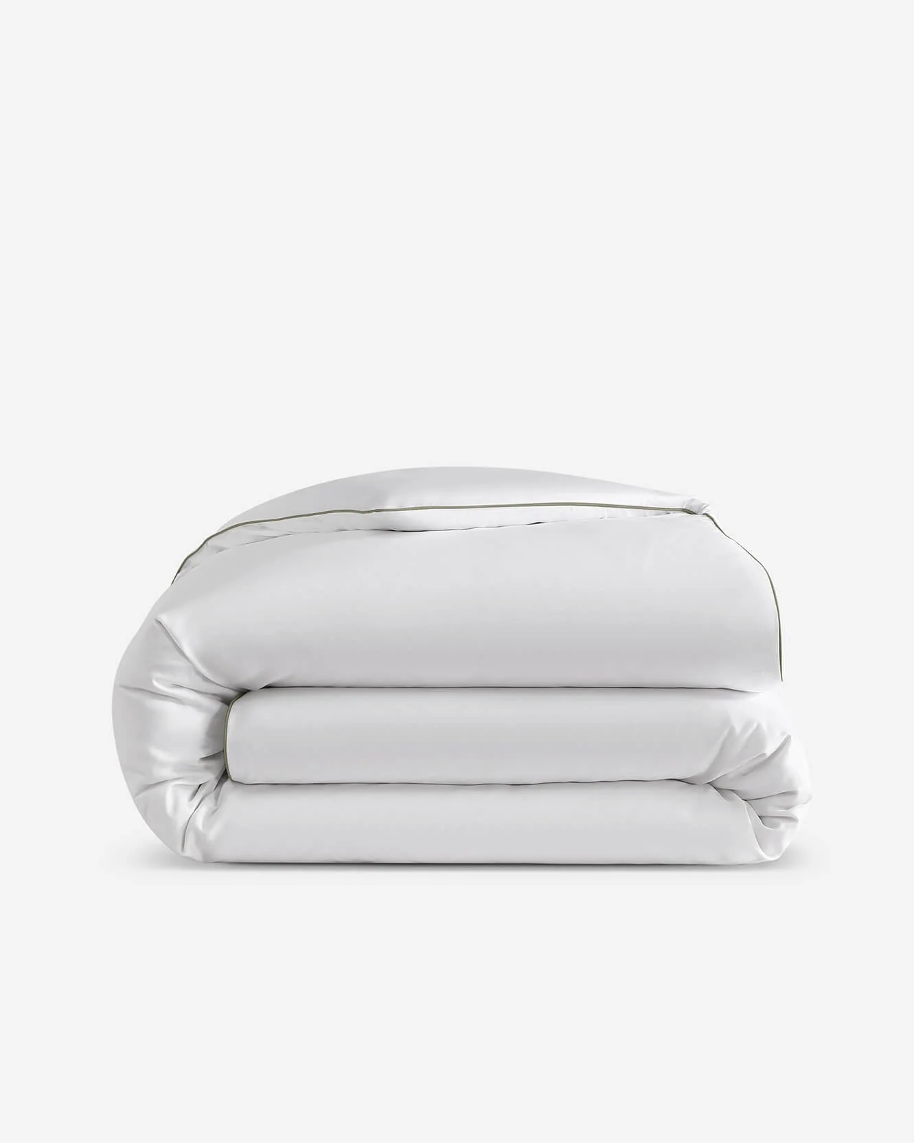 Luxe Bamboo Duvet Cover with Piping - Image 9