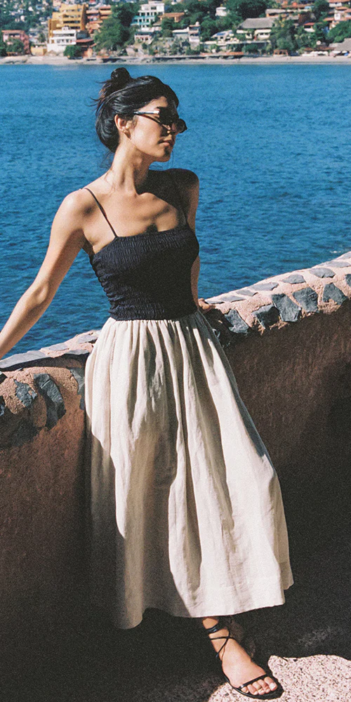 Mael Dress Oatmeal Linen - Image 7