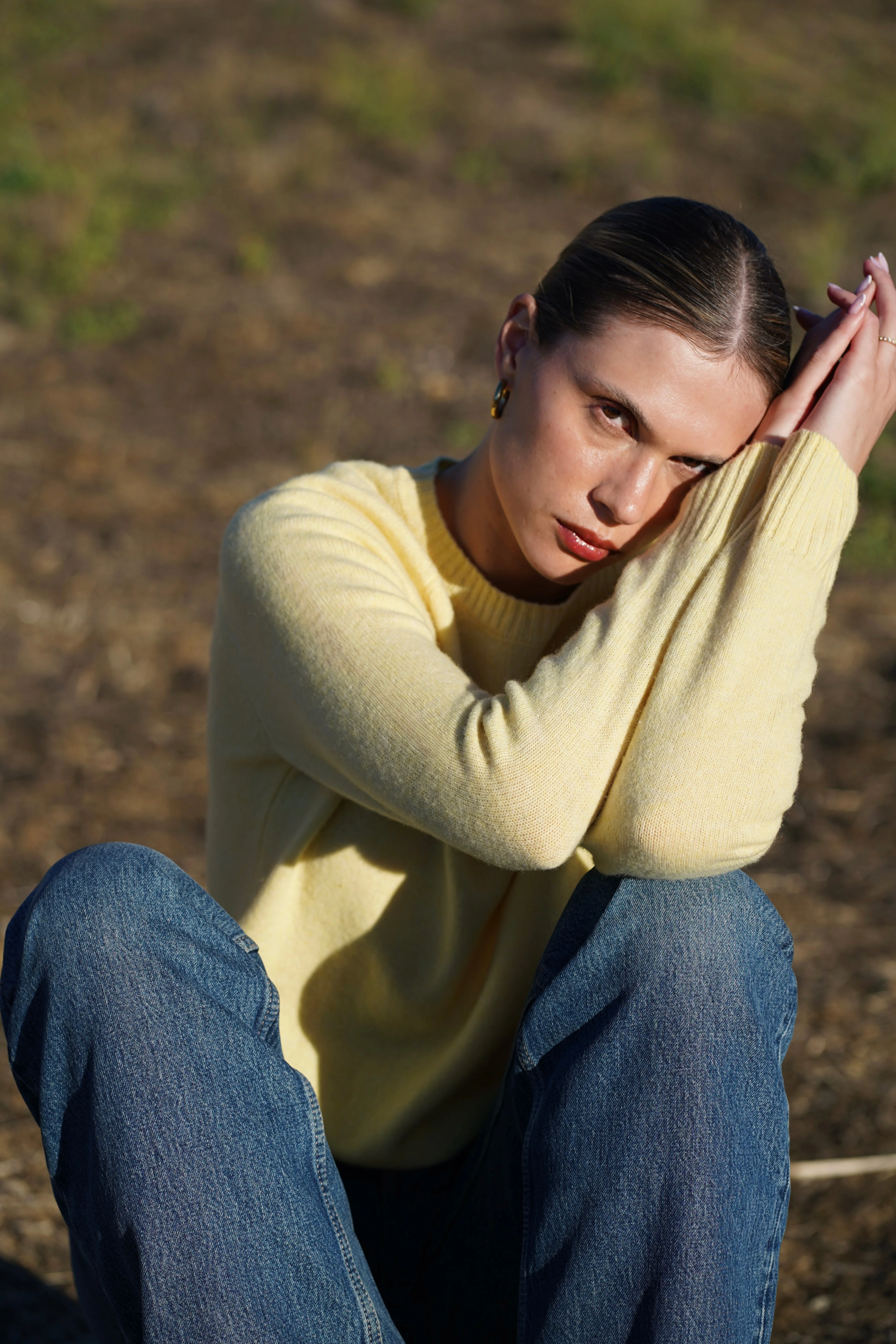 Nello Crewneck Sweater Yellow - Image 3