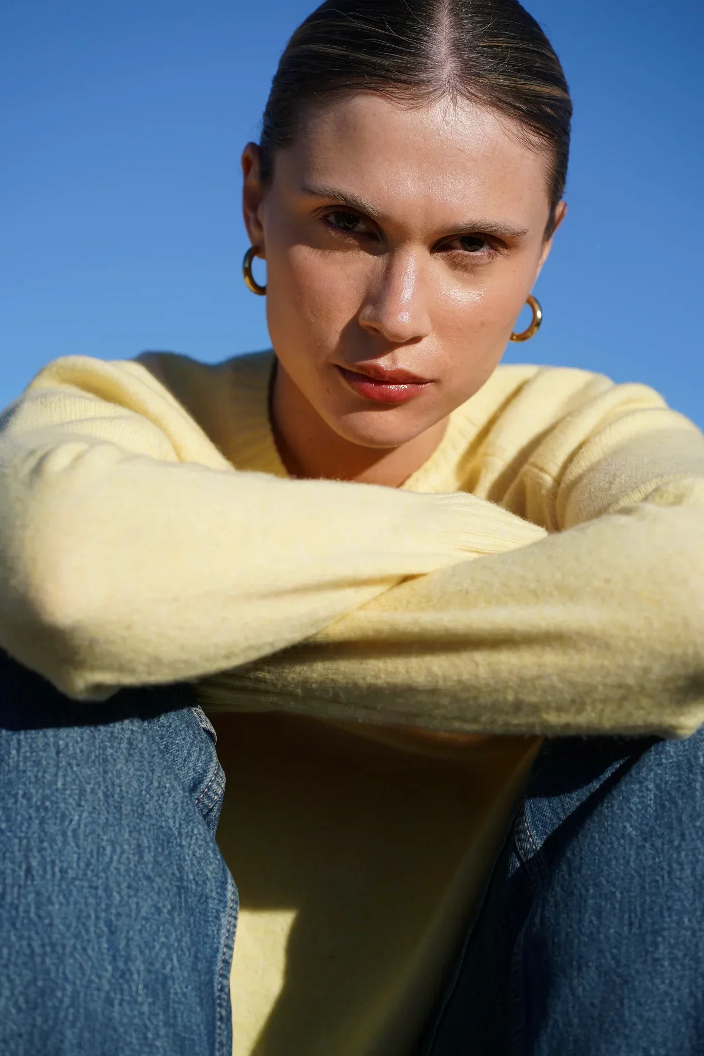 Nello Crewneck Sweater Yellow - Image 6