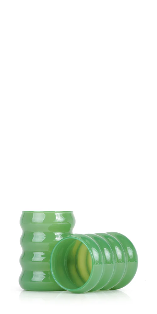 Opaque Ripple Cup Set Jade - Image 3