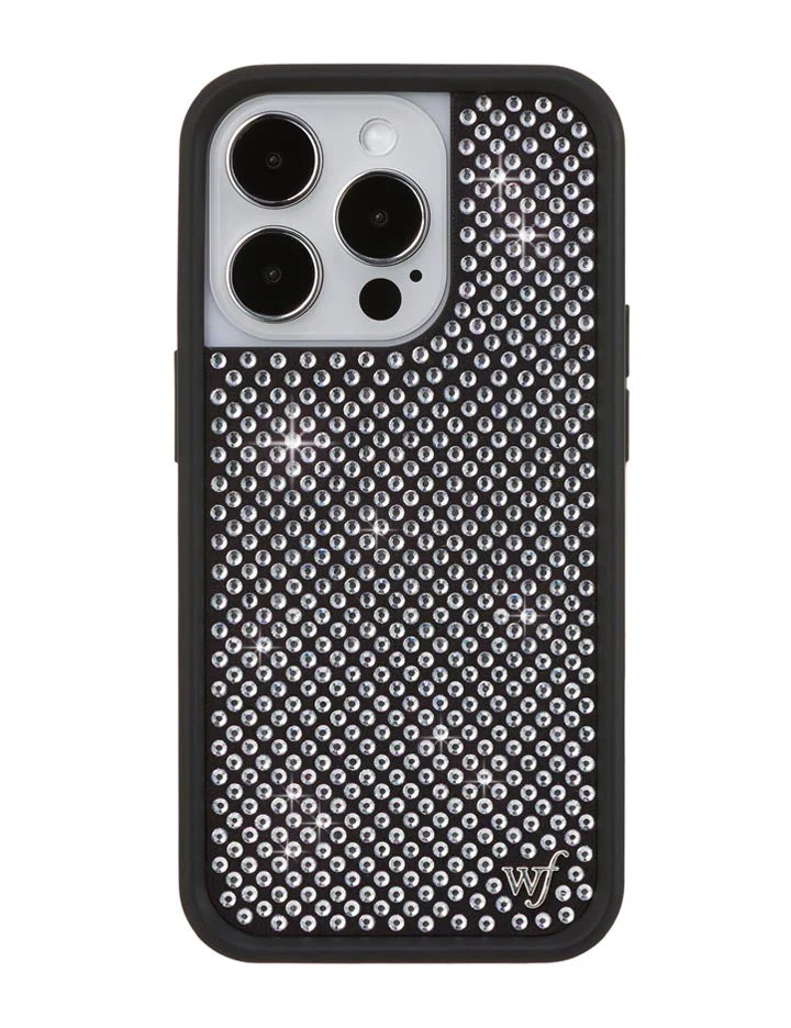 Rhinestone iPhone Case White - Image 39