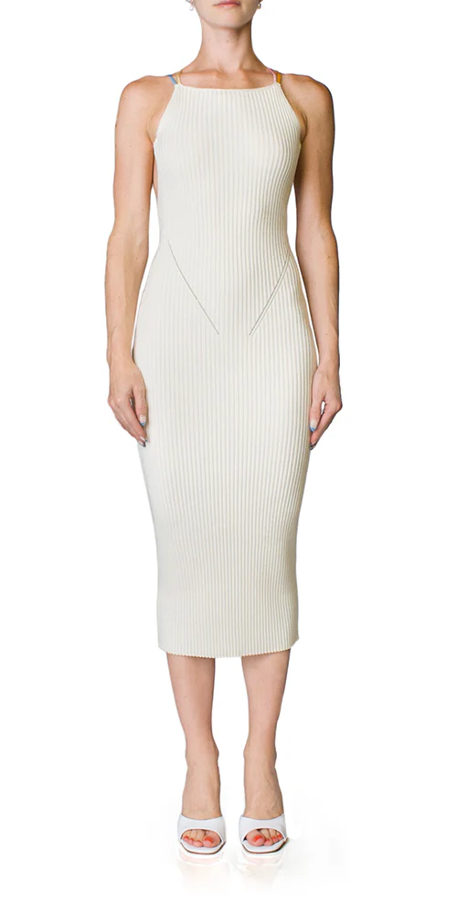 Rivoli Open Back Midi Dress - Image 4