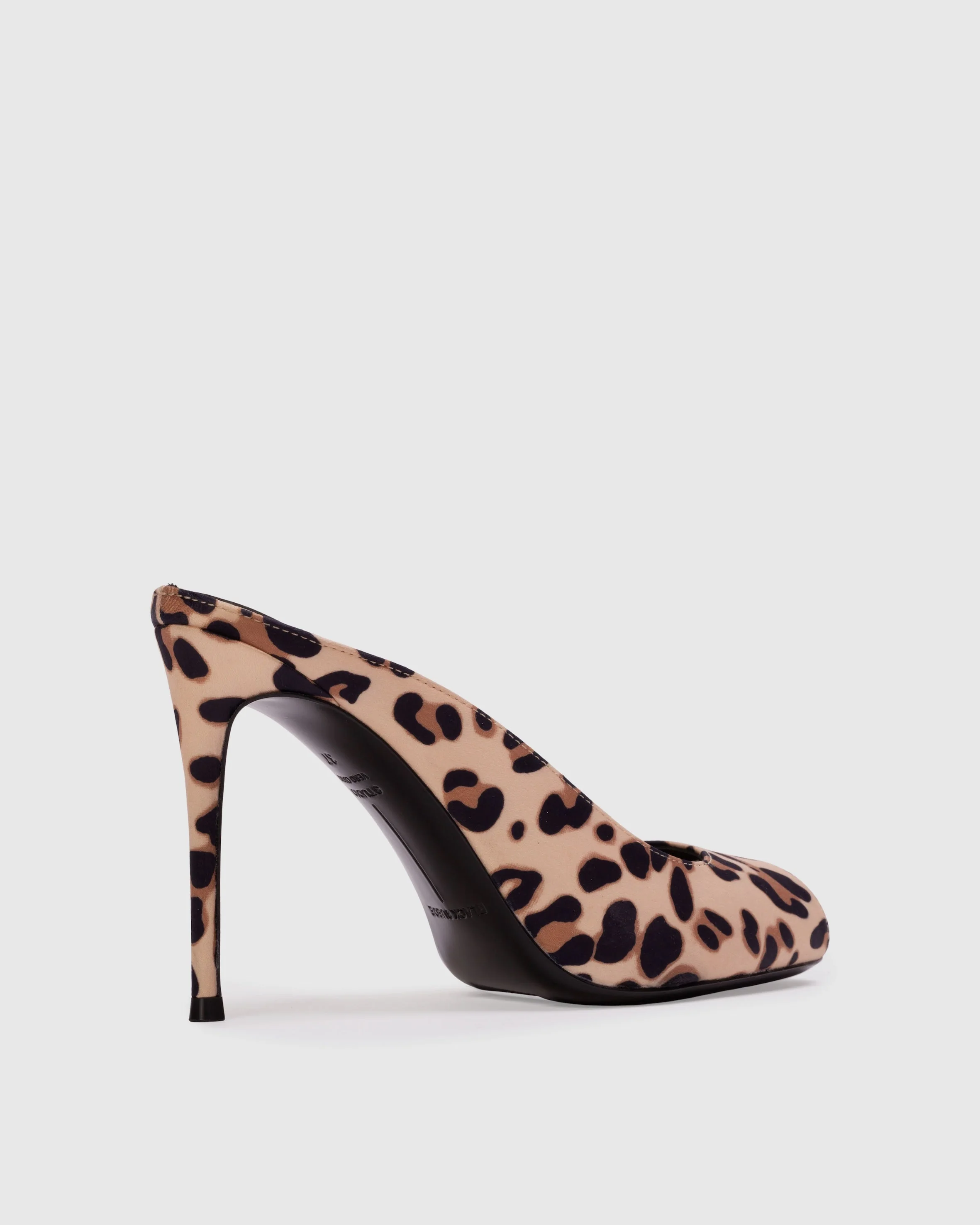 Shania 100 Satin Mule Cheetah - Image 7