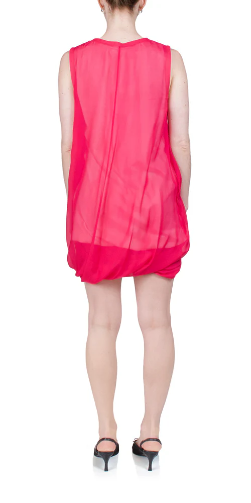 Silk Bubble Dress - Image 4