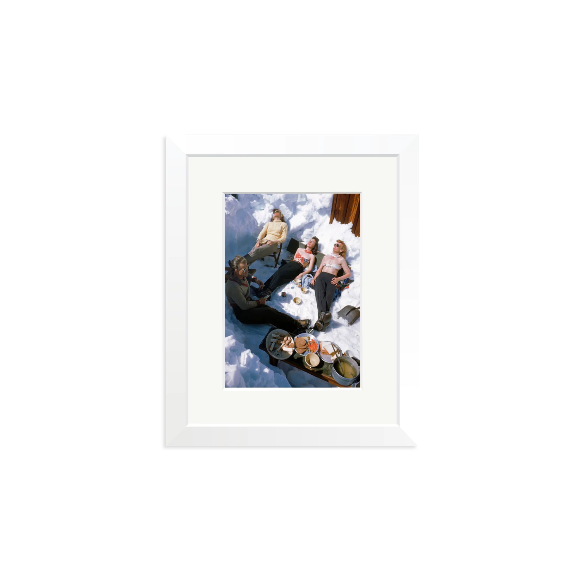 Skiers Sunbathing - Image 3