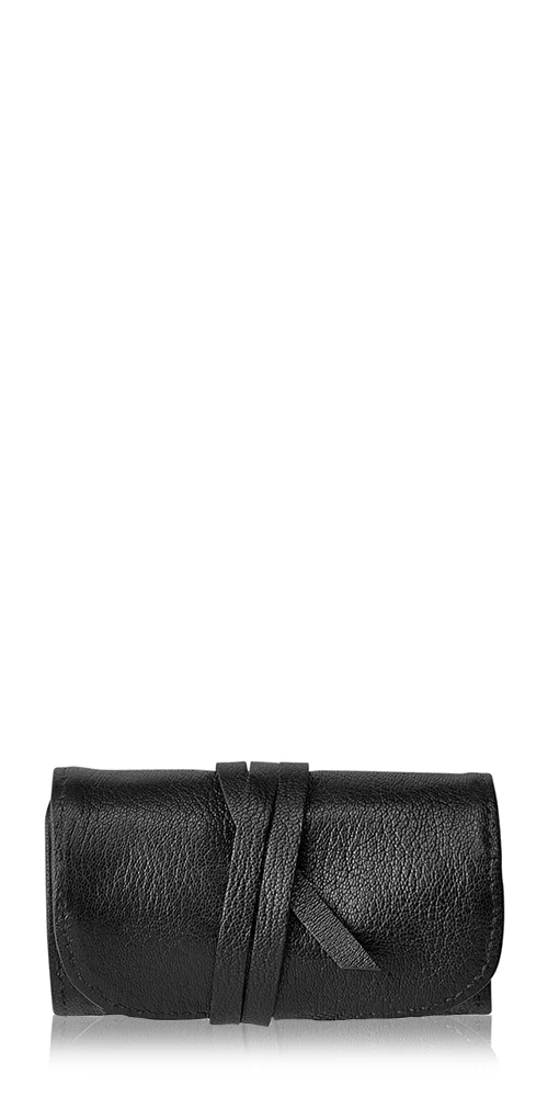 Small Jewelry Roll Black