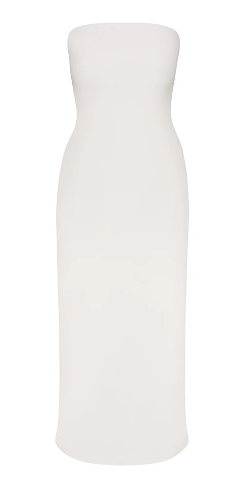 Strapless Midi Dress