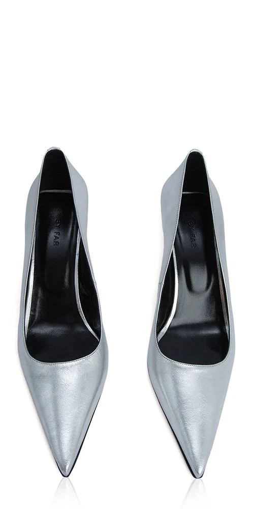 Viva Pump Silver Leather - Image 7