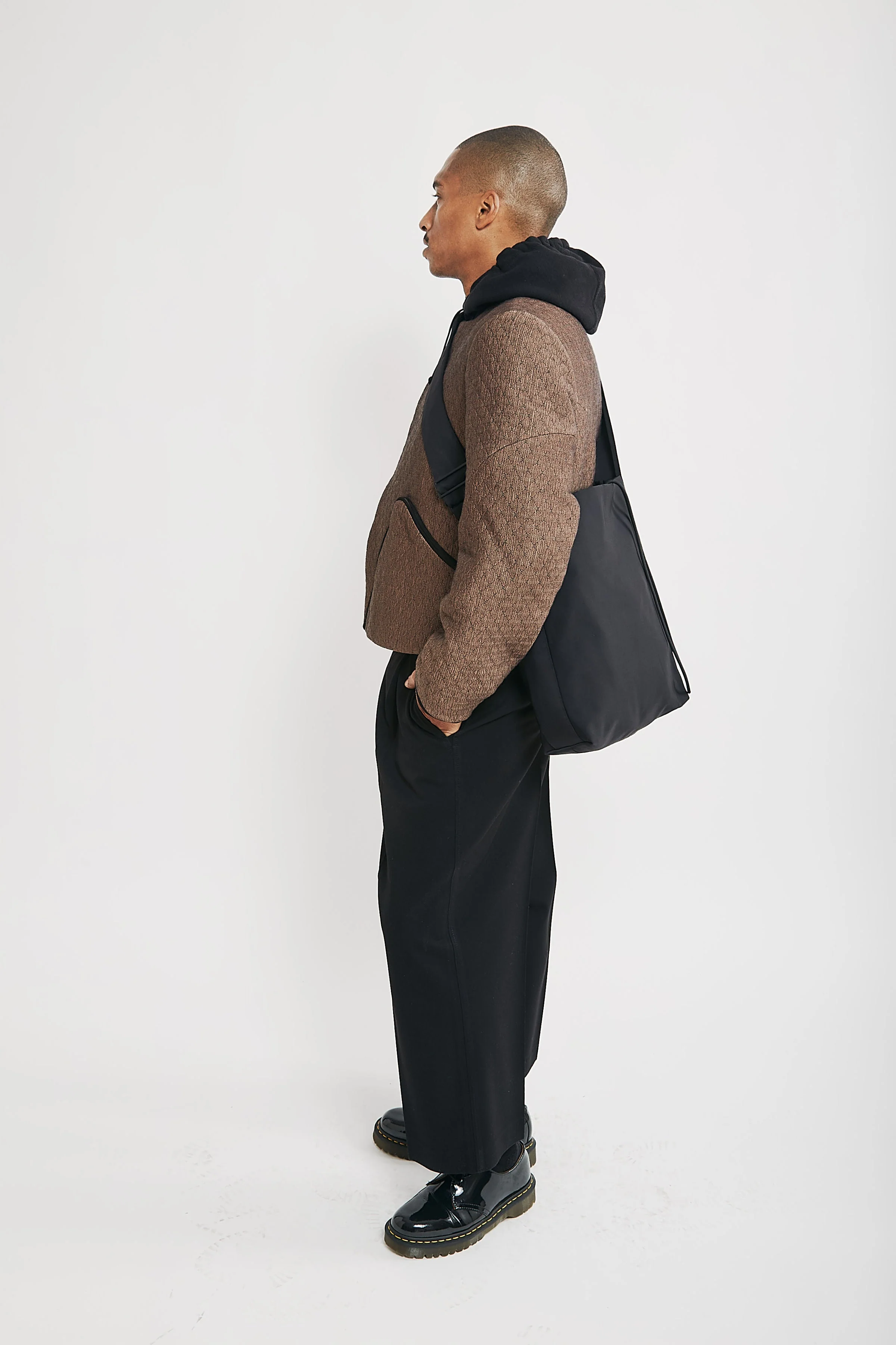 Water Repellent Nylon Midi Crossbody - Image 10