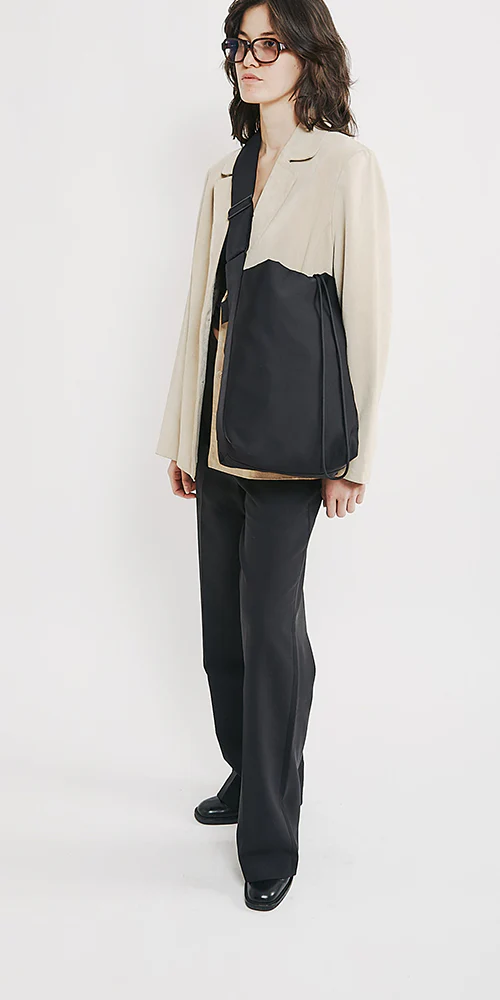 Water Repellent Nylon Midi Crossbody - Image 2