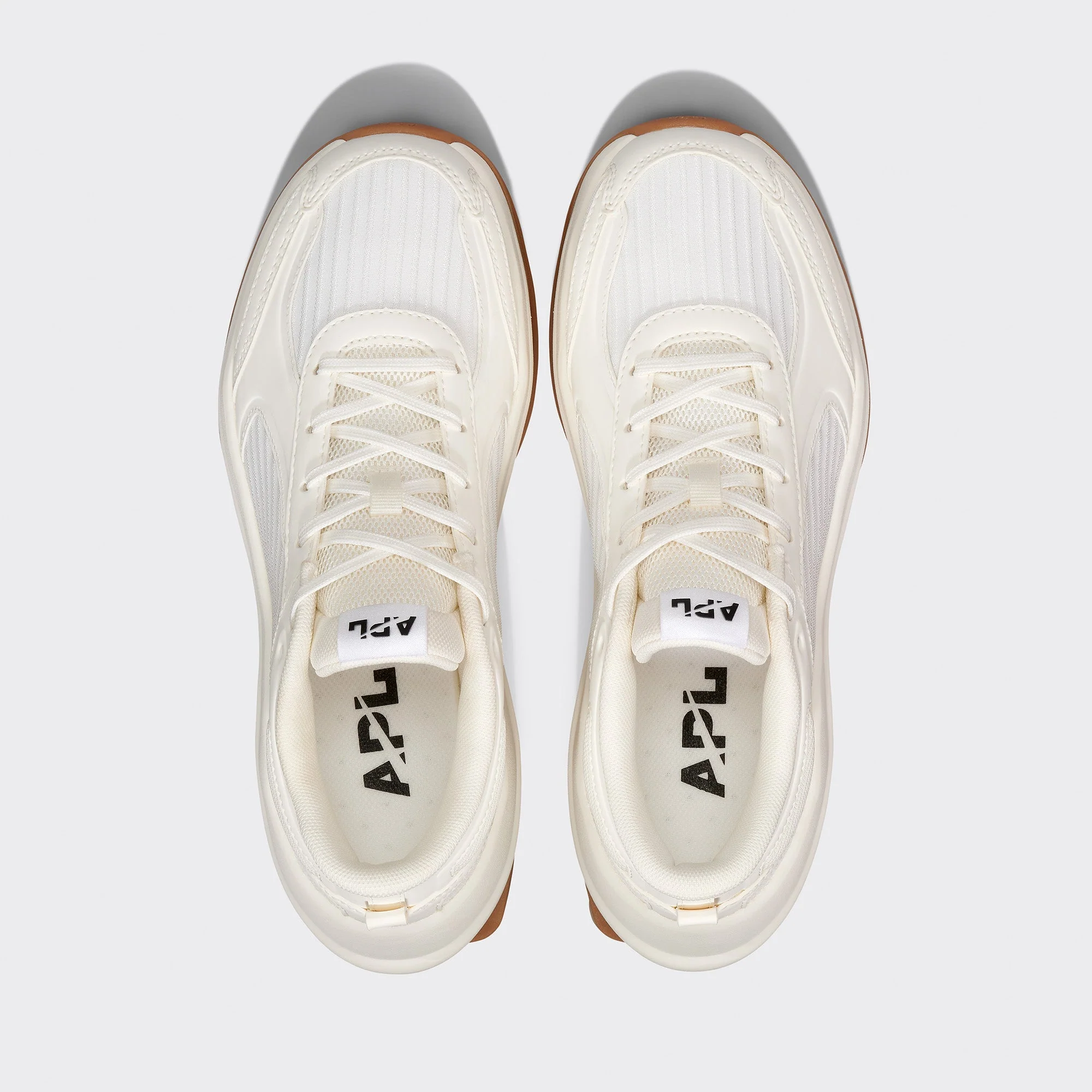 Jogger Sneakers Ivory / Black / Gum - Image 7