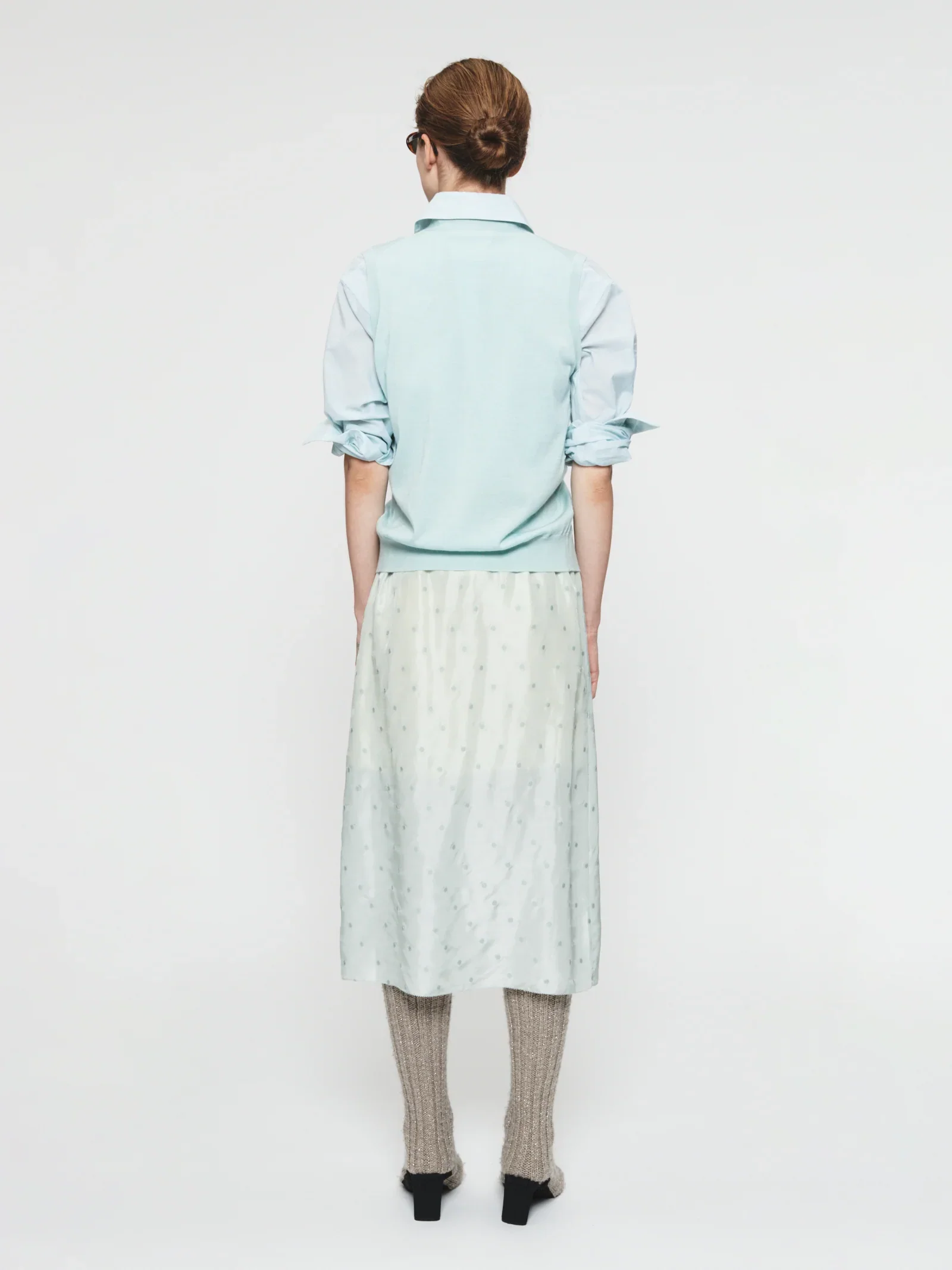 Wool Cashmere Button Vest - Image 9